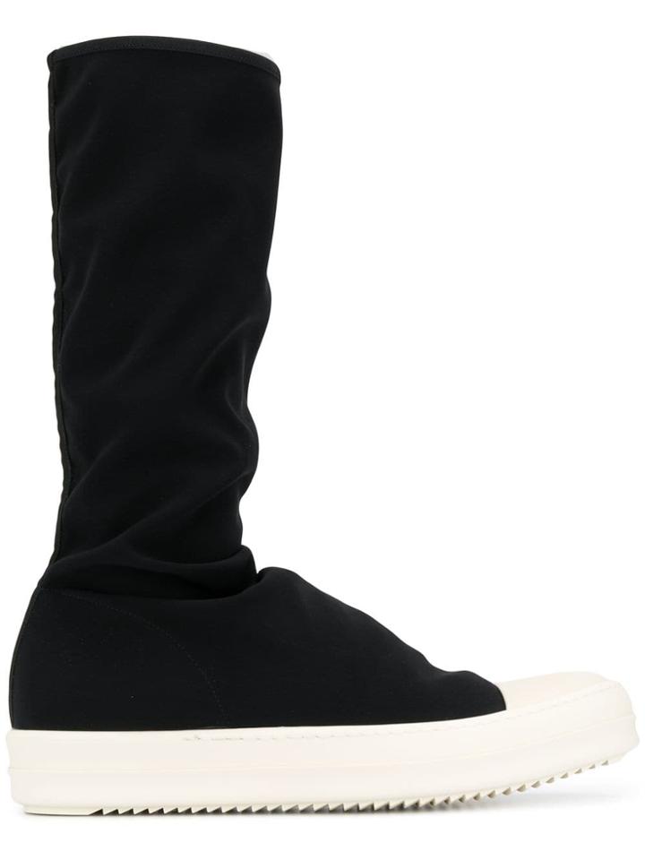 Rick Owens Drkshdw Sneaker Style Booties - Black