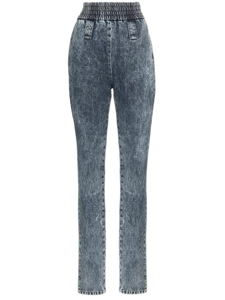 Miu Miu High-waisted Elasticated Cuff Jeans - Unavailable