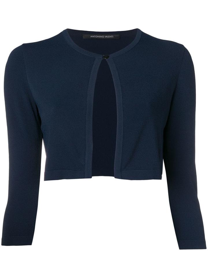 Antonino Valenti Cropped Cardigan - Blue