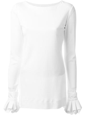 Roberto Capucci Ruffle Cuff Top