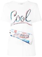 Jeremy Scott Cool Mint T-shirt, Women's, Size: Small, White, Cotton