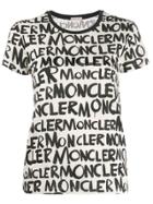 Moncler Logo T-shirt - Neutrals