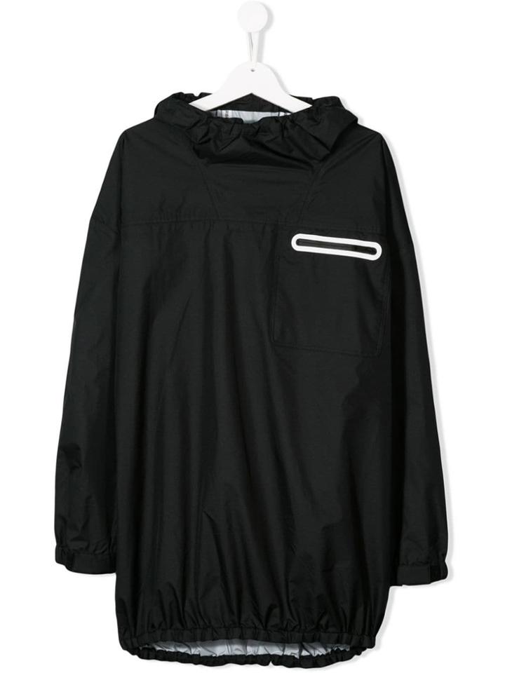 Burberry Kids Teen Hooded Pullover - Black