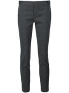 Dsquared2 Cropped Cigarette Trousers, Women's, Size: 40, Grey, Spandex/elastane/virgin Wool