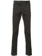 Kazuyuki Kumagai Skinny Trousers, Men's, Size: 2, Green, Cotton/polyester/polyurethane