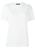 Dolce & Gabbana Ti Amo Appliqué T-shirt, Women's, Size: 42, White, Cotton/silk