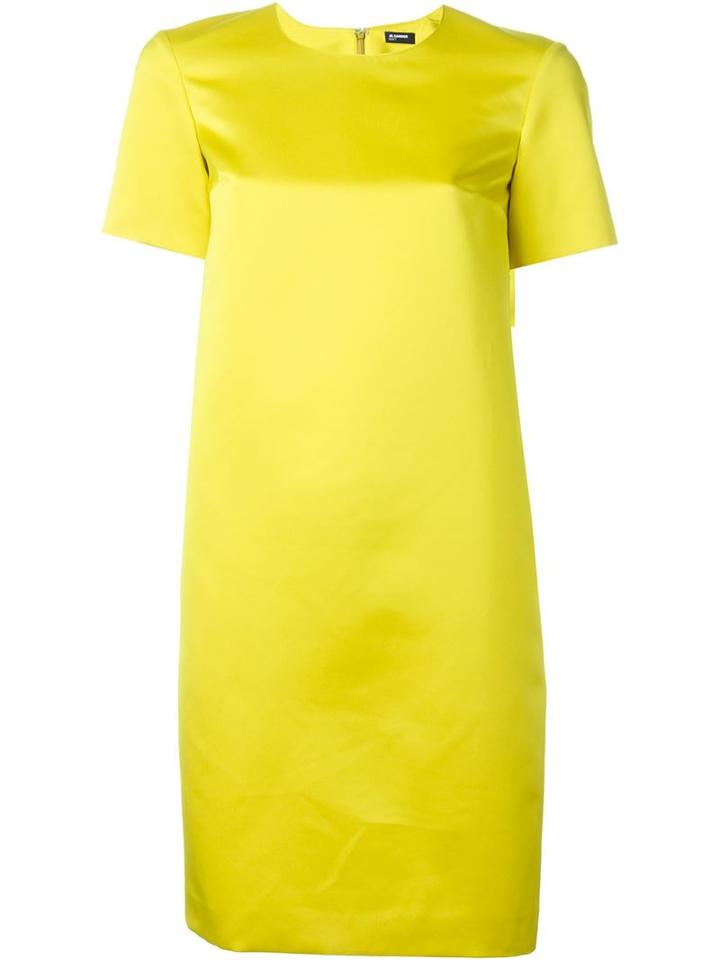 Jil Sander Navy Simple Shift Dress