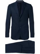 Z Zegna Flap Pockets Two-piece Suit, Men's, Size: 52, Blue, Wool/cupro/acetate/viscose