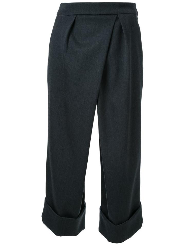 Fad Three Turn Up Hem Trousers