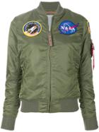 Alpha Industries Ma-1 Nasa Patch Jacket - Green