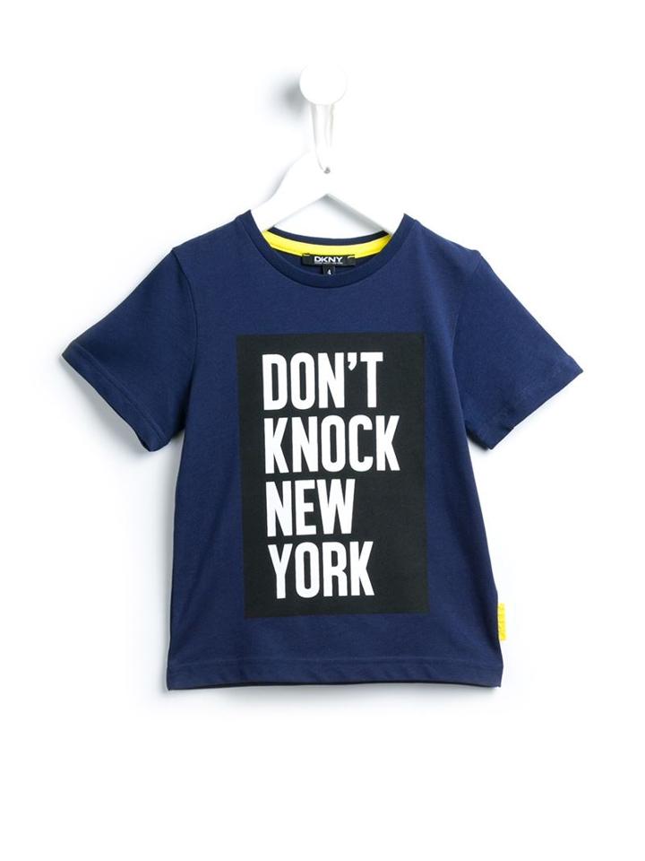 Dkny Kids Don't Knock New York Print T-shirt