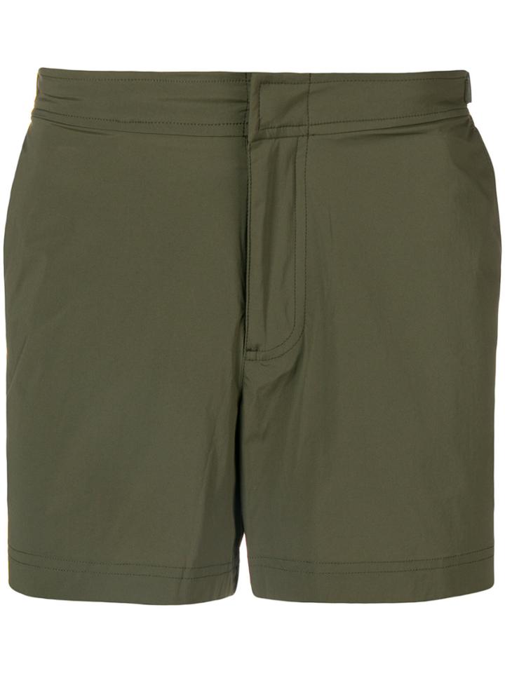 Orlebar Brown Locking Mesh Waist Swim Shorts - Green