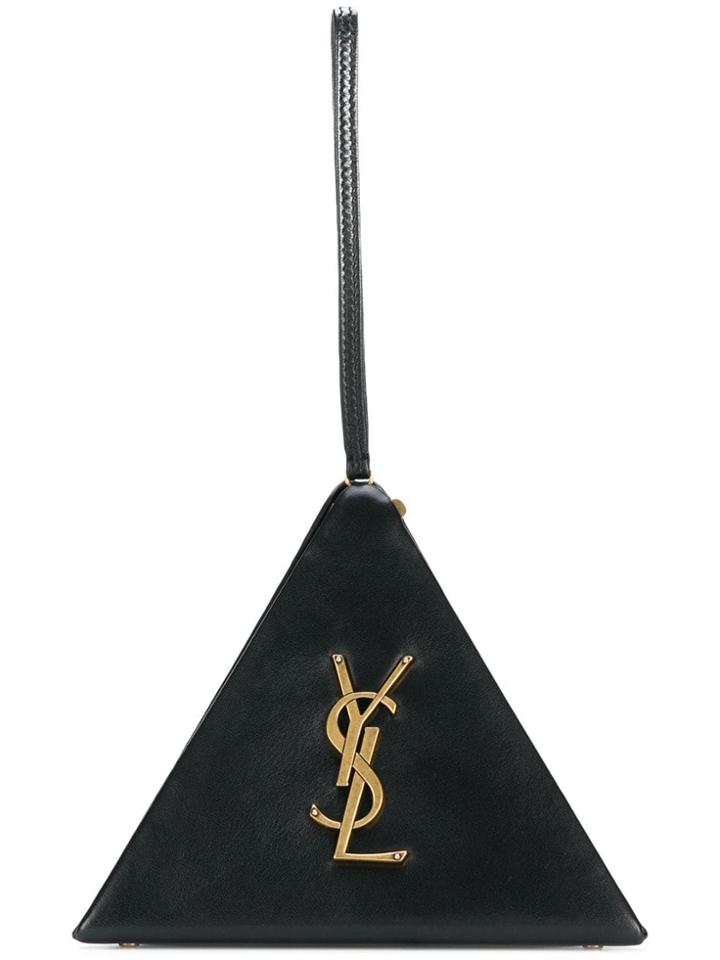 Saint Laurent Pyramid Tote Bag - Black