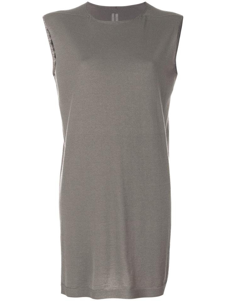 Rick Owens Longline Tank Top - Grey