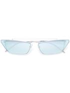 Prada Eyewear Cat-eye Shaped Sunglasses - Metallic