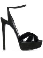 Casadei High Stiletto Heel Sandals - Black
