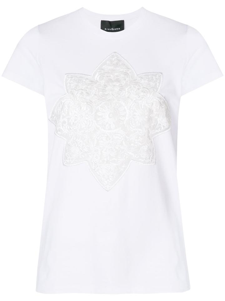 John Richmond Embroidered T-shirt - White