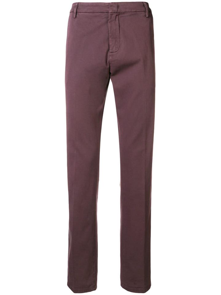 Dondup Straight-leg Chinos - Pink & Purple