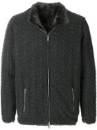 N.peal Lined Cable Cashmere Cardigan - Green