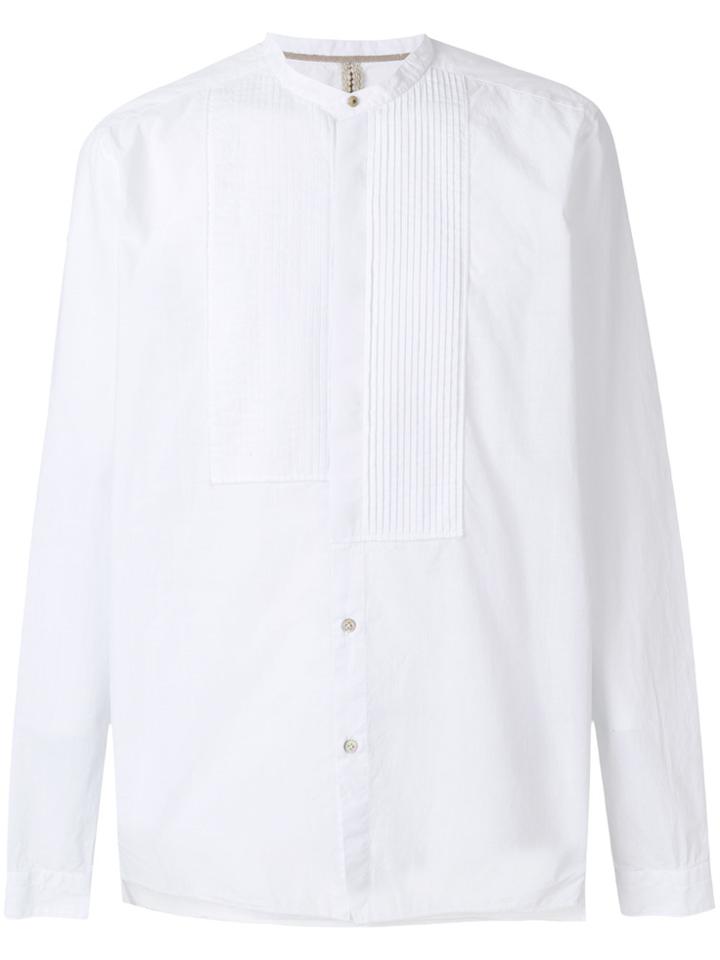 Dnl Mandarin Collar Shirt - White