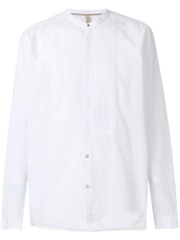Dnl Mandarin Collar Shirt - White