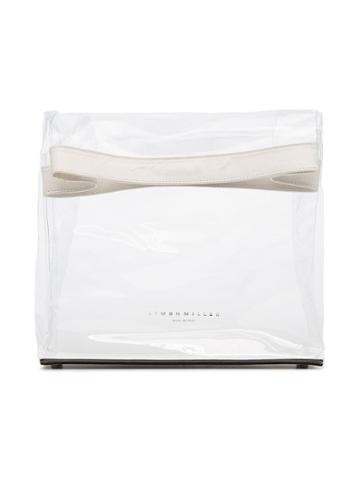 Simon Miller Miller Lunchbag30 Clear Pvc Cltch - White