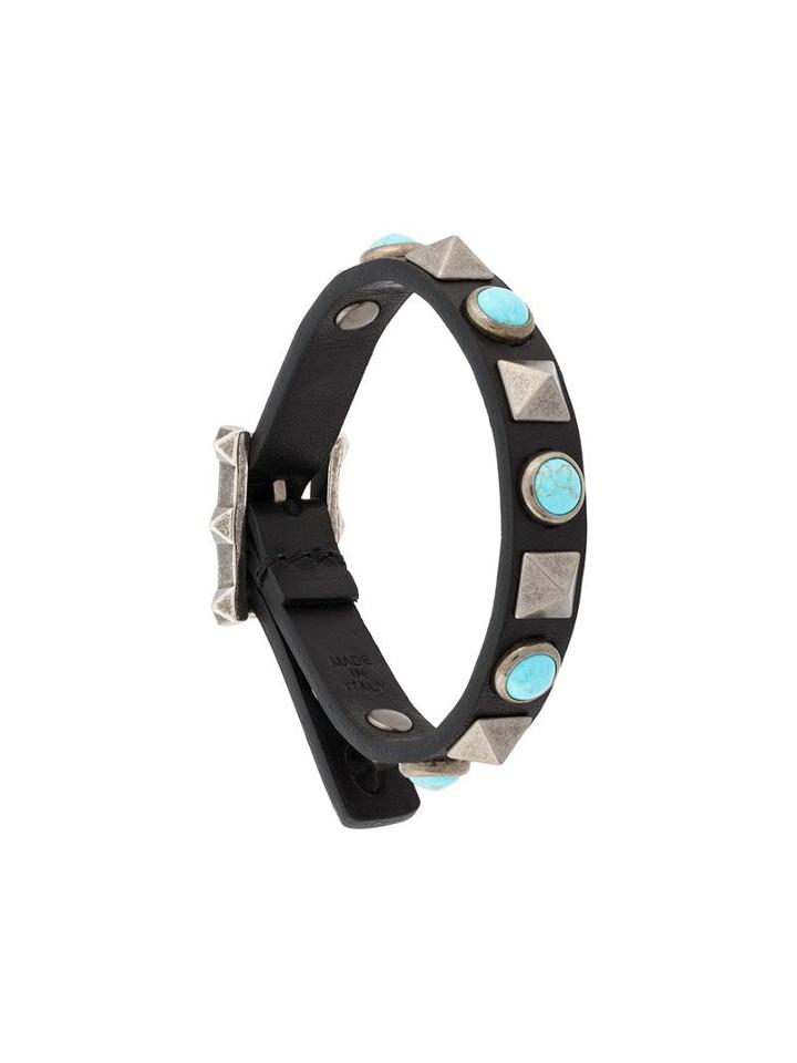 Valentino Valentino Garavani Rockstud Rolling Bracelet, Black