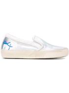 Philippe Model Metallic Slip On Sneakers