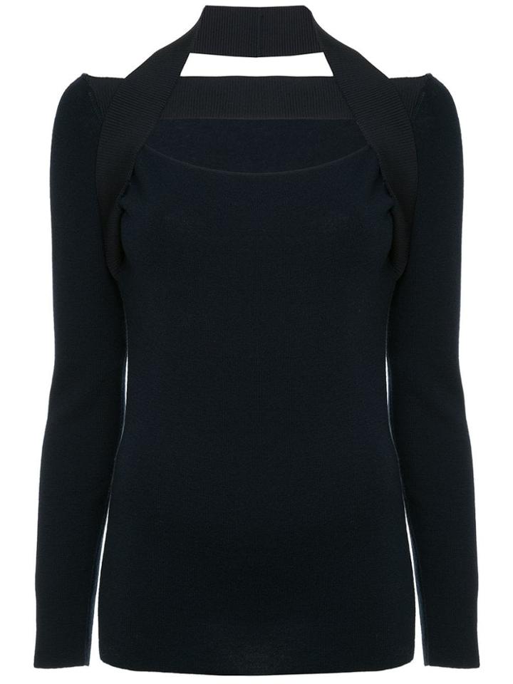 Dion Lee Inter-layer Fine Knit Sweater - Blue