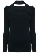 Dion Lee Inter-layer Fine Knit Sweater - Blue