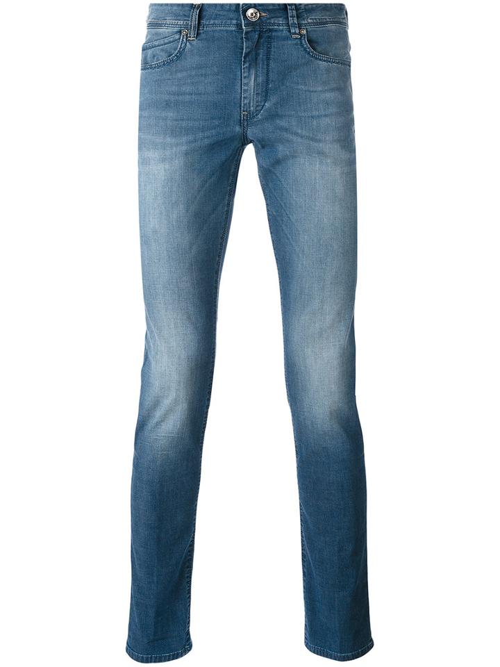 Re-hash - Rubens Stonewashed Jeans - Men - Cotton/polyester/spandex/elastane - 36, Blue, Cotton/polyester/spandex/elastane