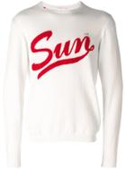Sun 68 Sponge Word Sweatshirt - White