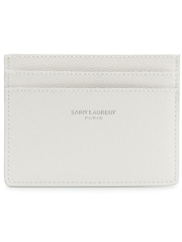 Saint Laurent 'paris' Cardholder - White