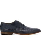 Raparo Perforated Derby Shoes, Men's, Size: 6, Blue, Leather