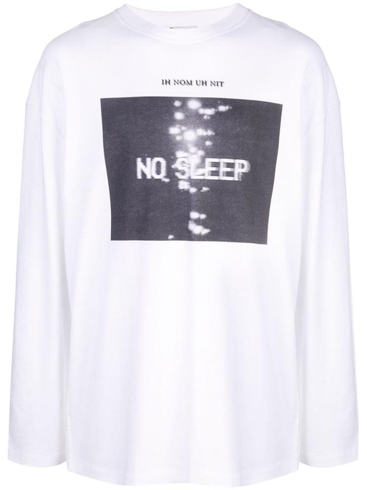 Ih Nom Uh Nit 'no Sleep' Sweatshirt - White