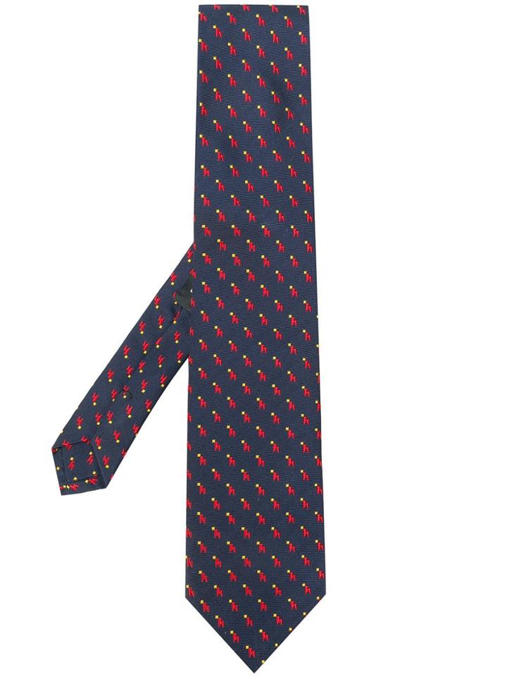 Etro Graphic Print Tie - Blue