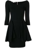 Stella Mccartney Ruffle Detail Dress - Black