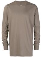 Rick Owens Long-sleeve Sweatshirt - Grey