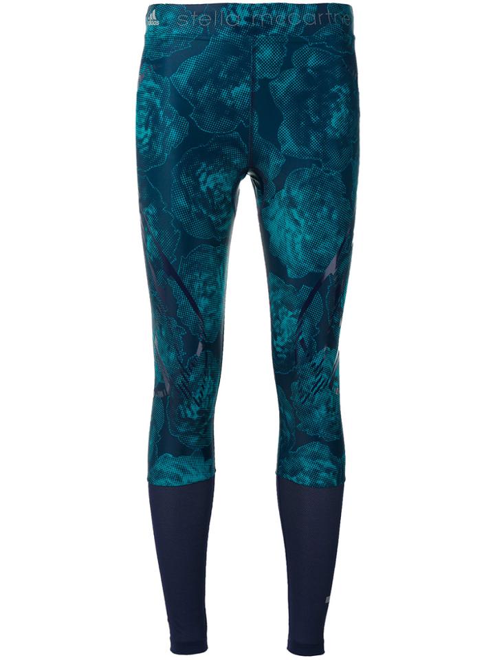 Adidas By Stella Mccartney Run Sprintweb Tights - Green