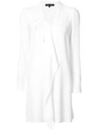 Proenza Schouler Long Sleeve Ruffle Dress - White