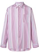 Marni Oversized Striped Shirt - Pink