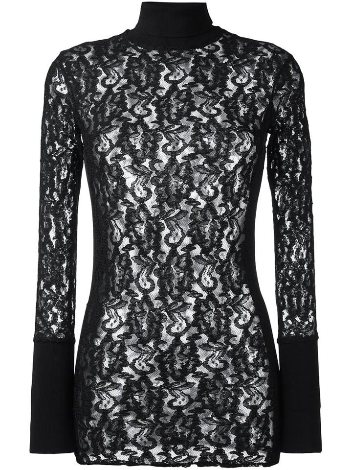 By Malene Birger 'montezza' Lace Turtleneck Top