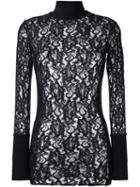 By Malene Birger 'montezza' Lace Turtleneck Top
