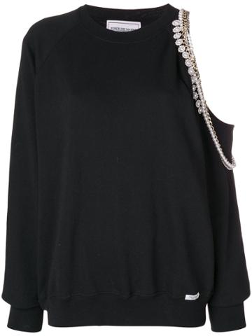 Forte Dei Marmi Couture Embellished Sweatshirt - Black