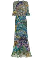 Mary Katrantzou Patterned Ruffle Dress - Multicolour