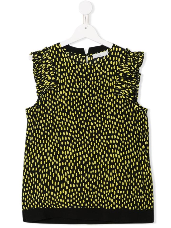 Stella Mccartney Kids Teen Polka Dot Top - Black