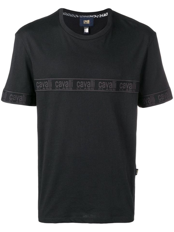 Cavalli Class Logo Band T-shirt - Black