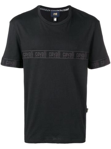 Cavalli Class Logo Band T-shirt - Black