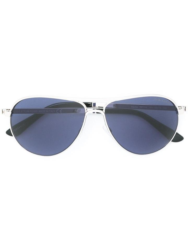 Tom Ford Eyewear Aviator Shaped Sunglassed - Metallic