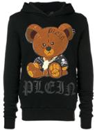 Philipp Plein Teddy Bear Hooded Sweatshirt - Black